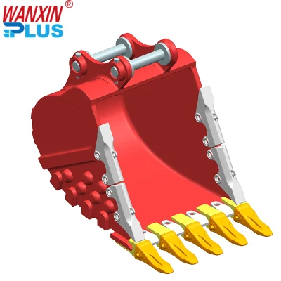 Dents Hitachi 0.45cbm de seau d'excavatrice du connecteur Ex200 de lien de Wanxin Hubei